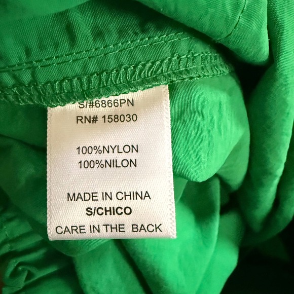 Love Tree Kelly Green Cargo Pants Small Parachute Festival Grunge Rave Summer - Picture 7 of 7